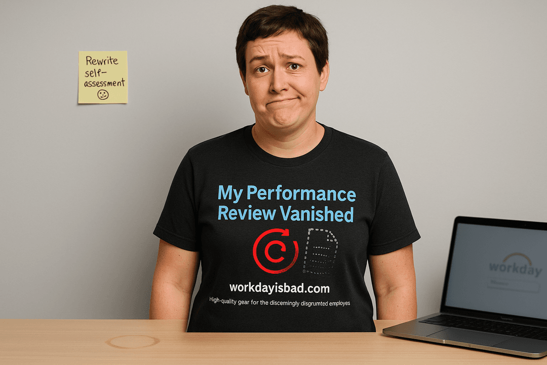 "My Performance Review Vanished" T-Shirt